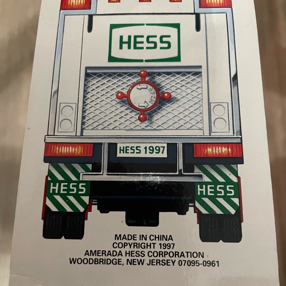 Hess Toy Truck 1997